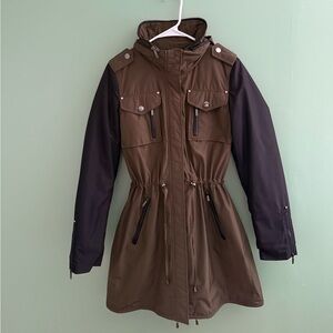 Laundry by Shelli Segal Olive Utility Parka | Size Small | Like New